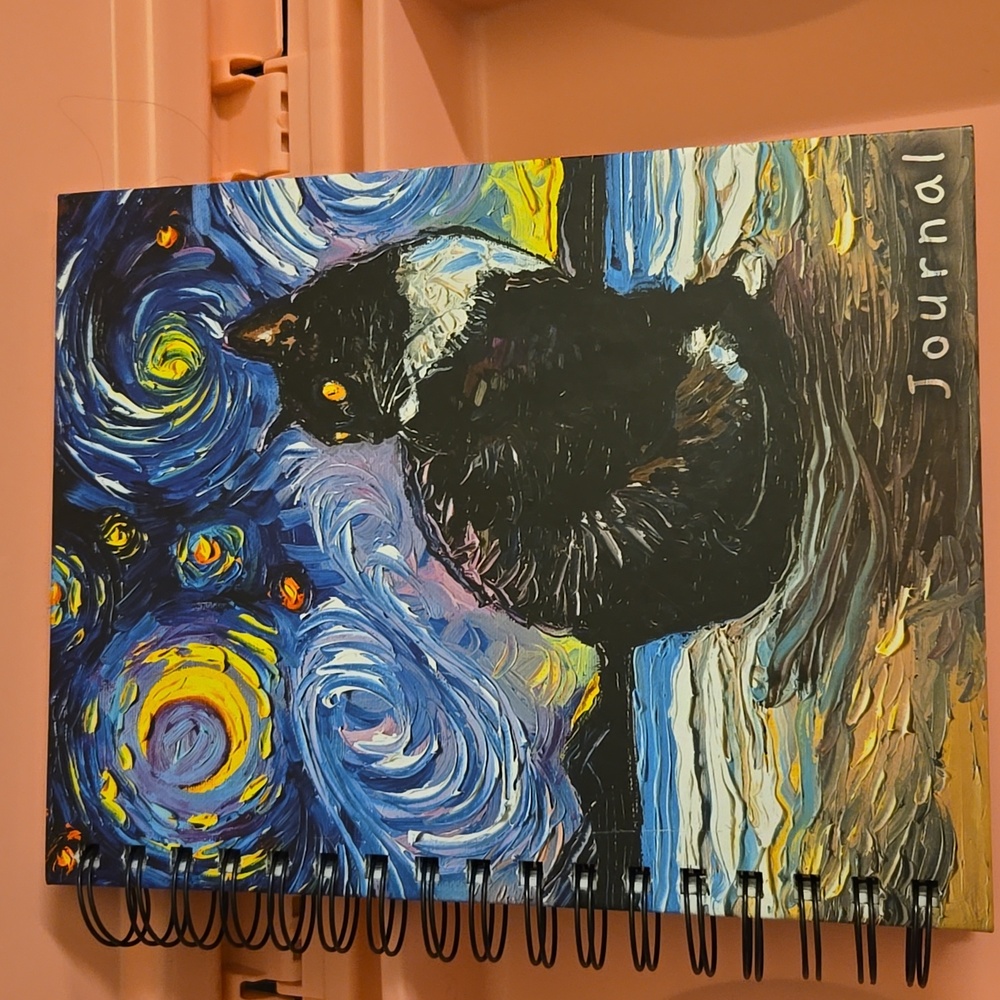 Aja Trier Black cat journal 🐈‍⬛️ 🎨 🖌